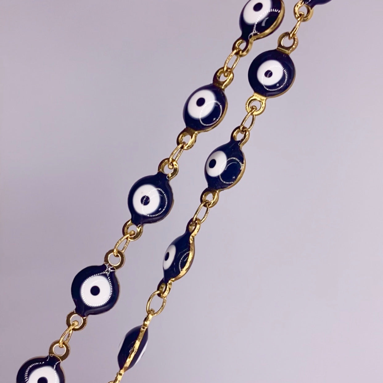 Black Mal De Ojo Anklet