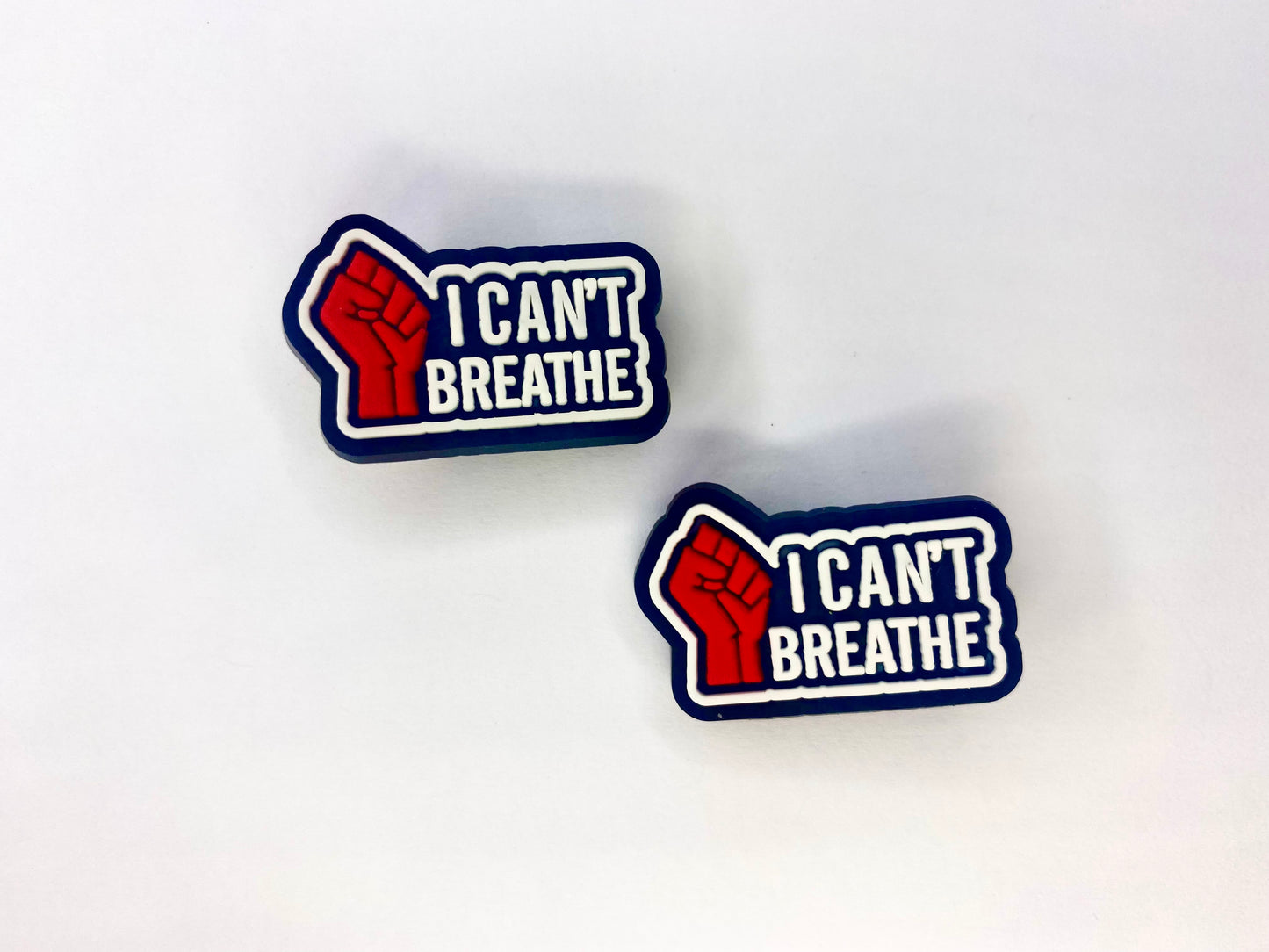 "I Can't Breathe" Croc Charm