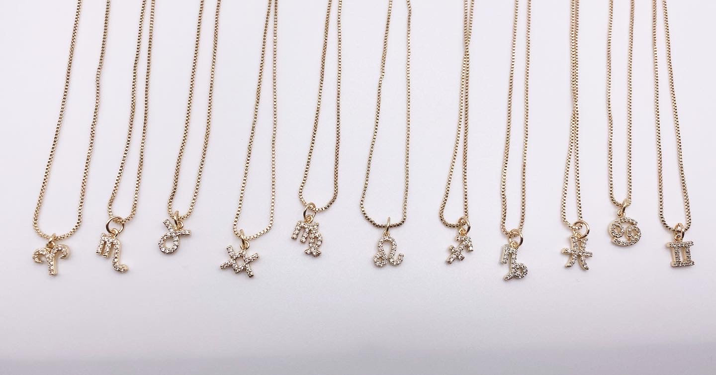 Gold Zodiac Sign Necklace