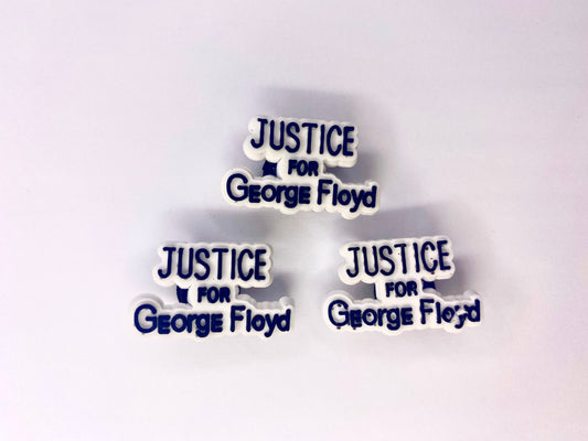"Justice for George Floyd" Croc Charm