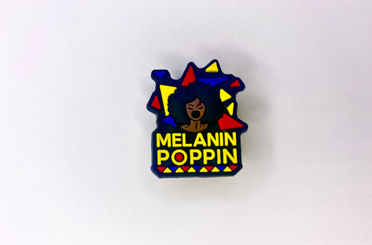 Melanin Poppin Croc Charm